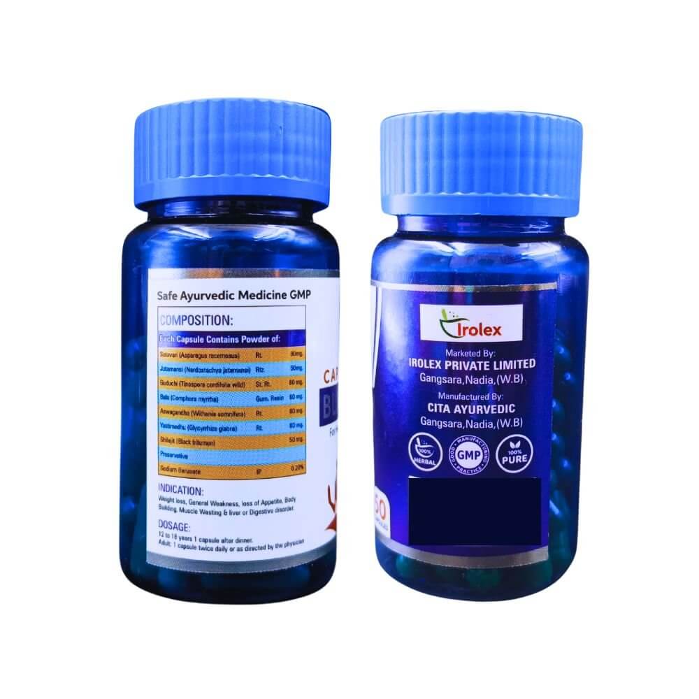 Herbshd ayurvedic Health Aim capsule & Blue Health capsule ( combo pack )