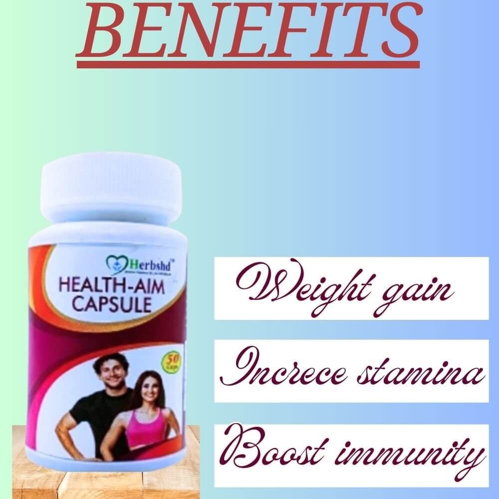 Herbshd Ayurvedic Health Aim Capsule & Kufcure Syrup - 500 ml (combo pack)