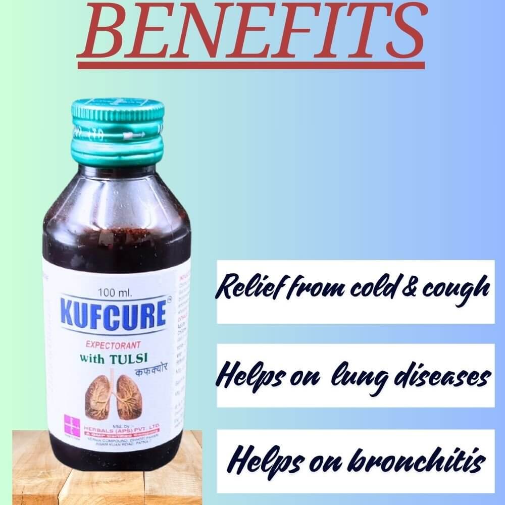 Herbshd Ayurvedic Health Aim Capsule & Kufcure Syrup - 500 ml (combo pack)