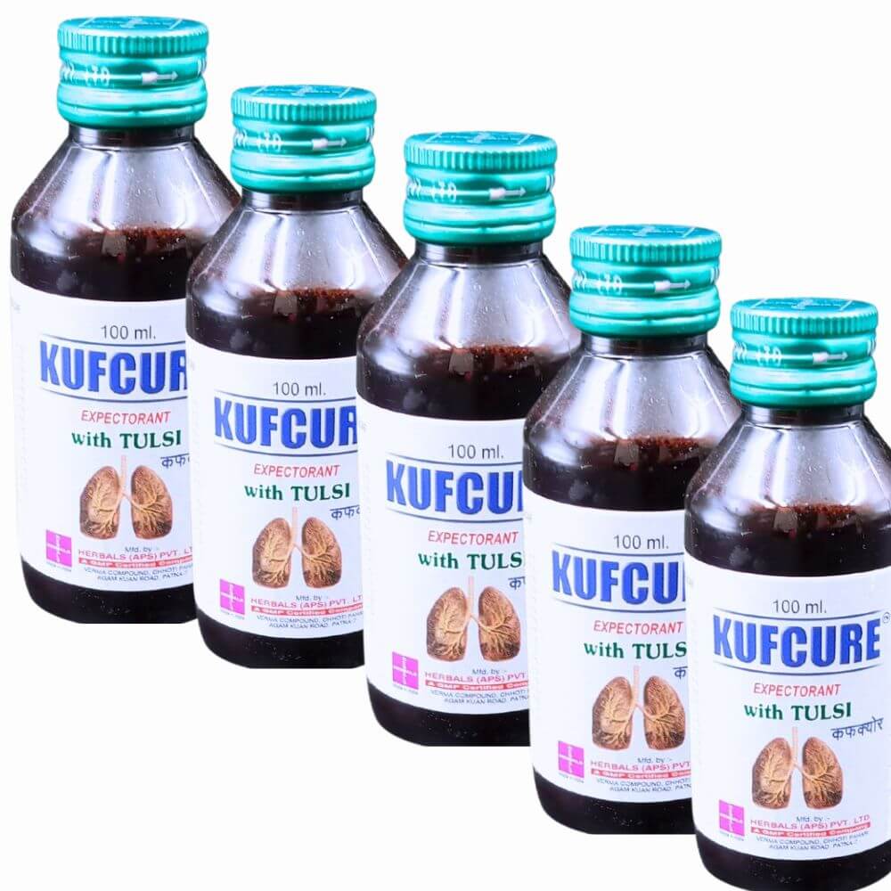 Herbshd Ayurvedic Health Aim Capsule & Kufcure Syrup - 500 ml (combo pack)