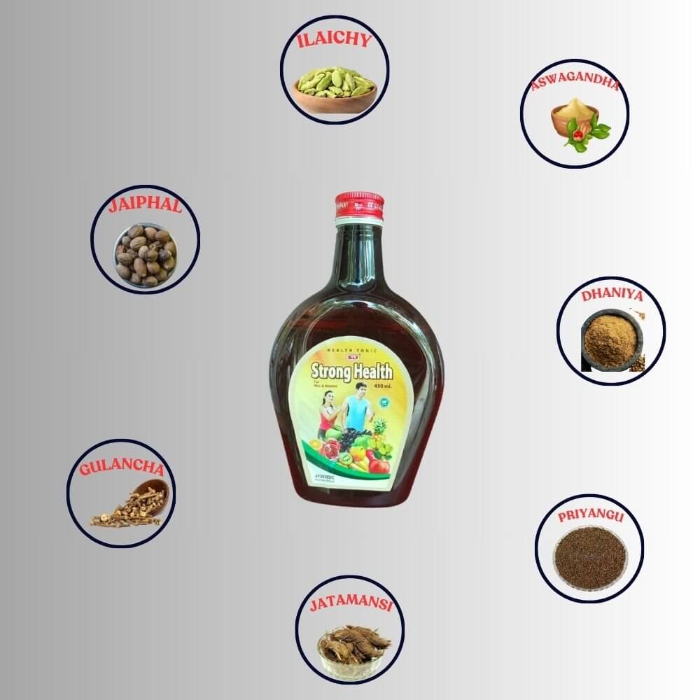 Herbshd Ayurvedic Health Aim Capsule & Strong Health Syrup combo