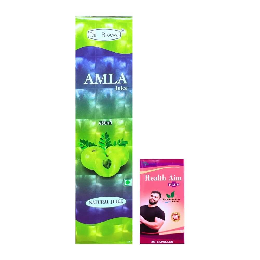 Herbshd Ayurvedic Health Aim Plus Capsule & Amla Juice combo