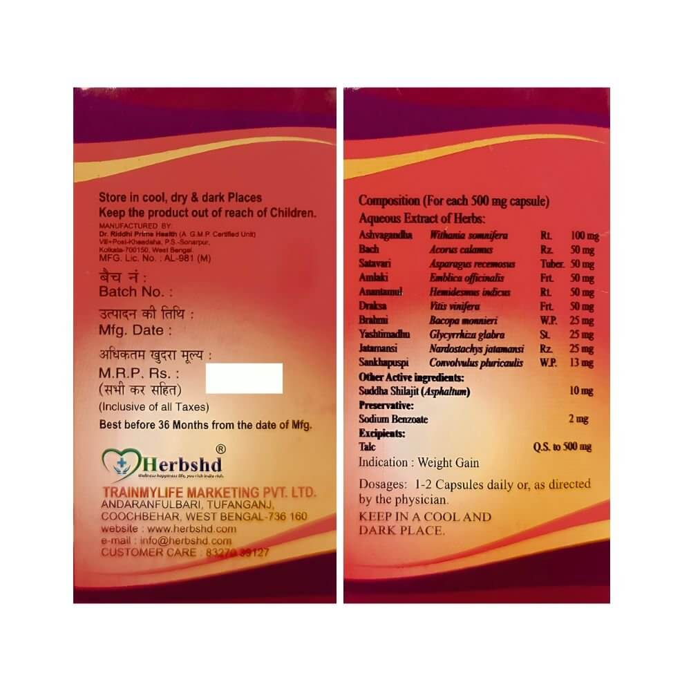 Herbshd Ayurvedic Health Aim Plus Capsule & Bebon Syrup combo