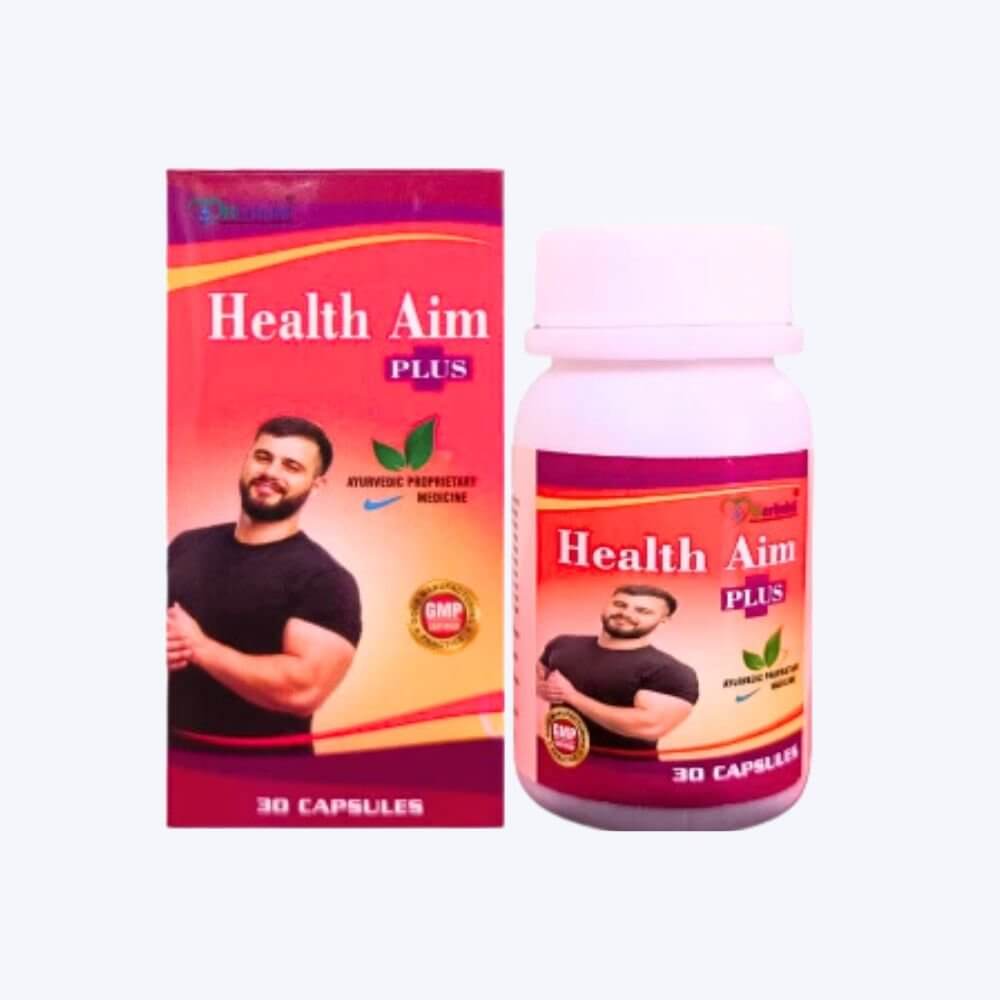 Herbshd Ayurvedic Health Aim Plus Capsule & Real Health Tonic with Real Health Capsule (combo pack)
