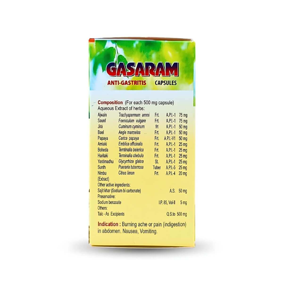 Herbshd Gasaram Anti - Gastritis Capsule