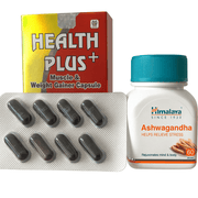 Himalaya Ashwagandha & Health Plus cap – Weight Gain & Stress Relief