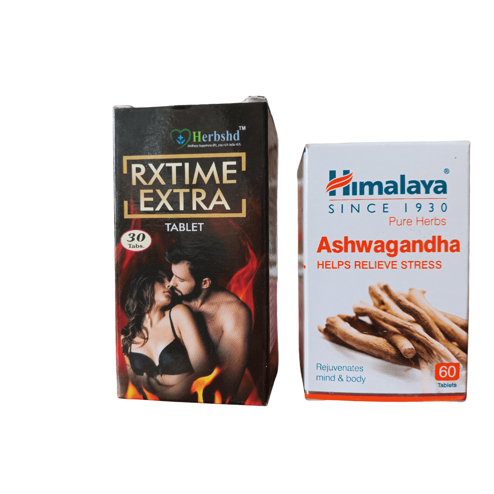 Himalaya Ashwagandha + RXTIME EXTRA – Energy & Power Boost