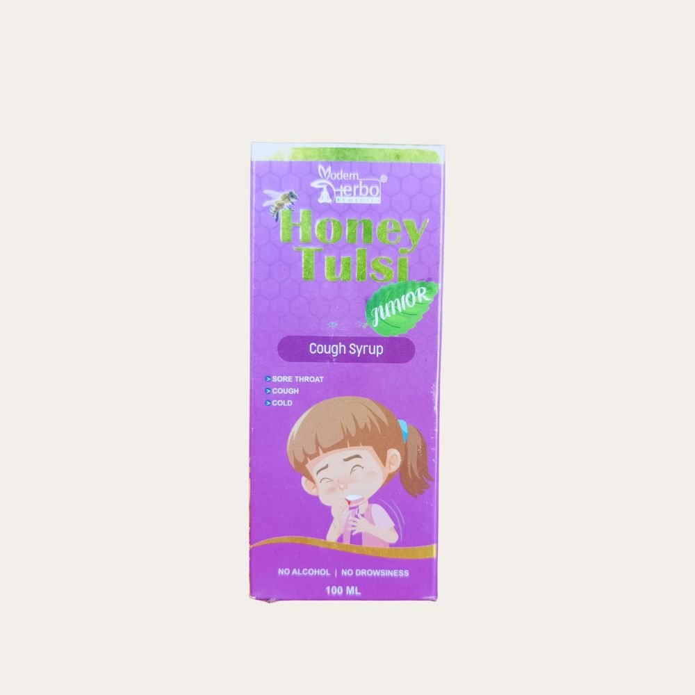 Honey Tulsi Cough Syrup Junior Best 100ML (pack of 4)