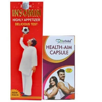 Insomin Syrup & Health Aim Capsule (combo)