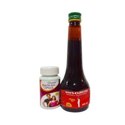 Insomin Syrup & Health Aim Capsule (combo)