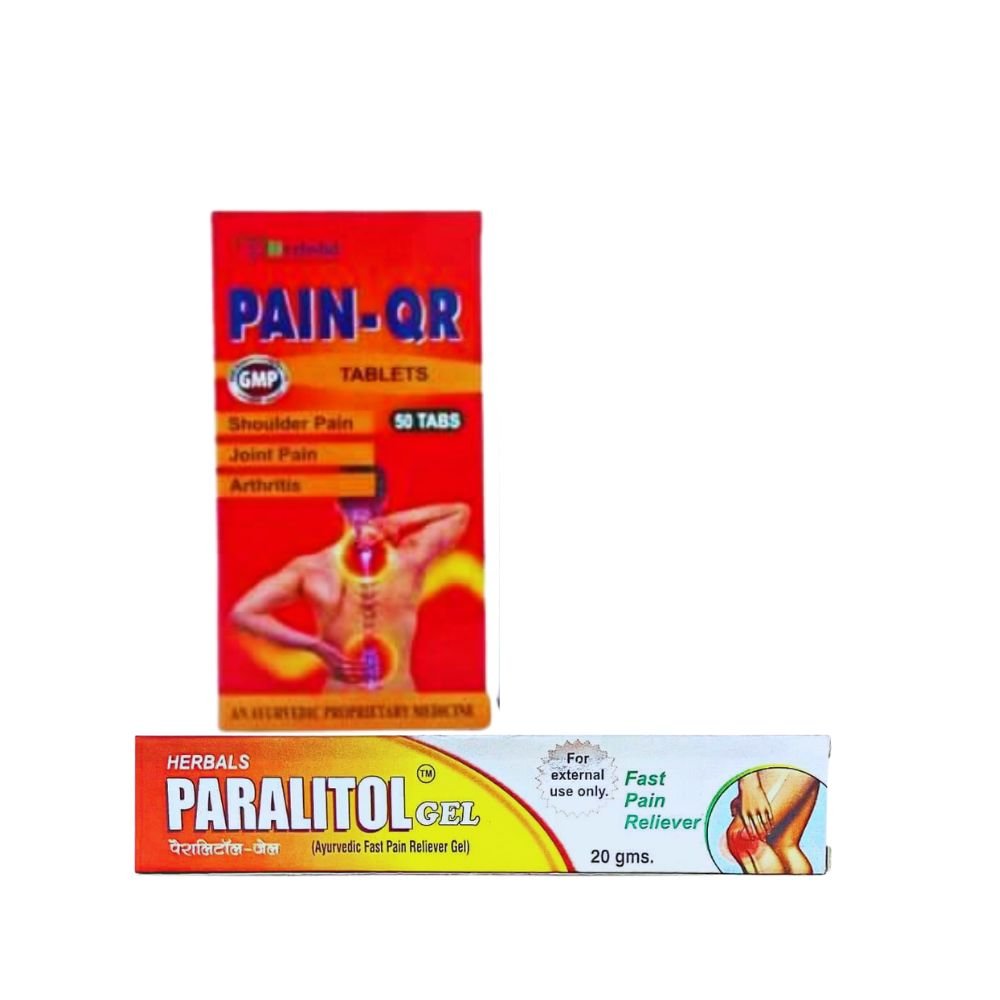 Joint Pain Relife Pain - Qr Tablet & Paralitol Gel (Combo Pack)