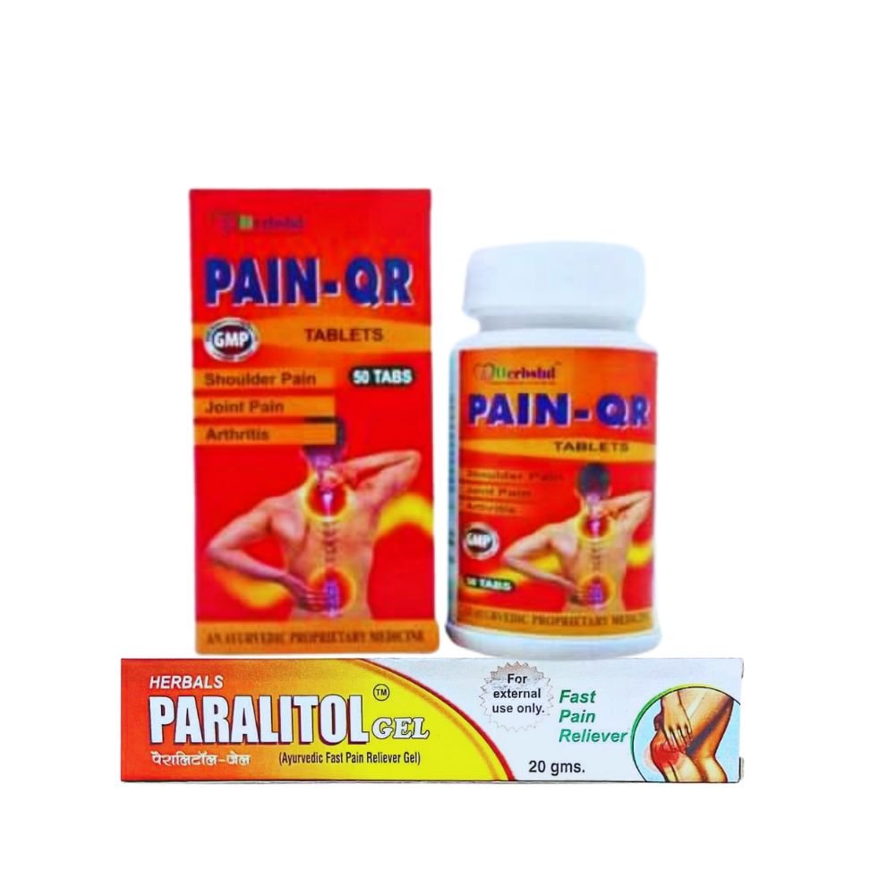 Joint Pain Relife Pain - Qr Tablet & Paralitol Gel (Combo Pack)