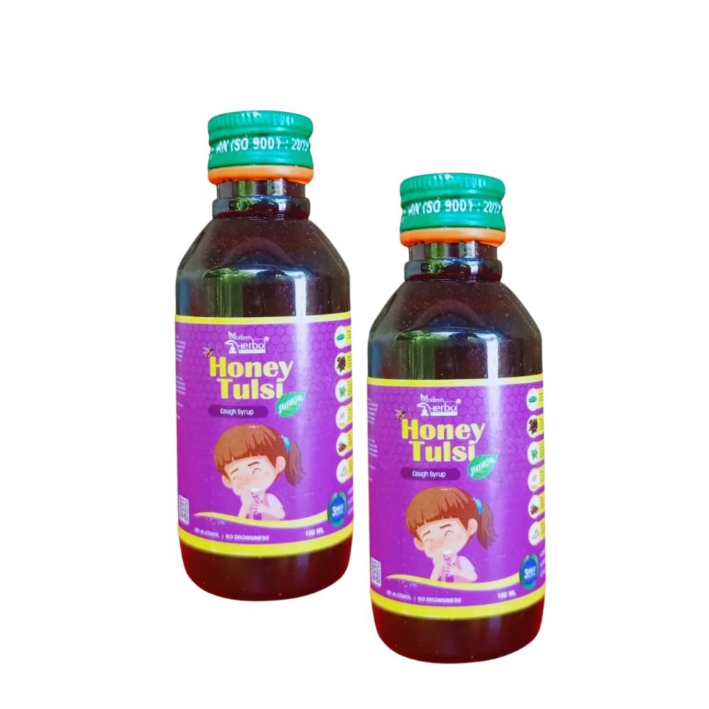 Junior Best Honey Tulsi Cough Syrup 100ML (Pack Of 5)