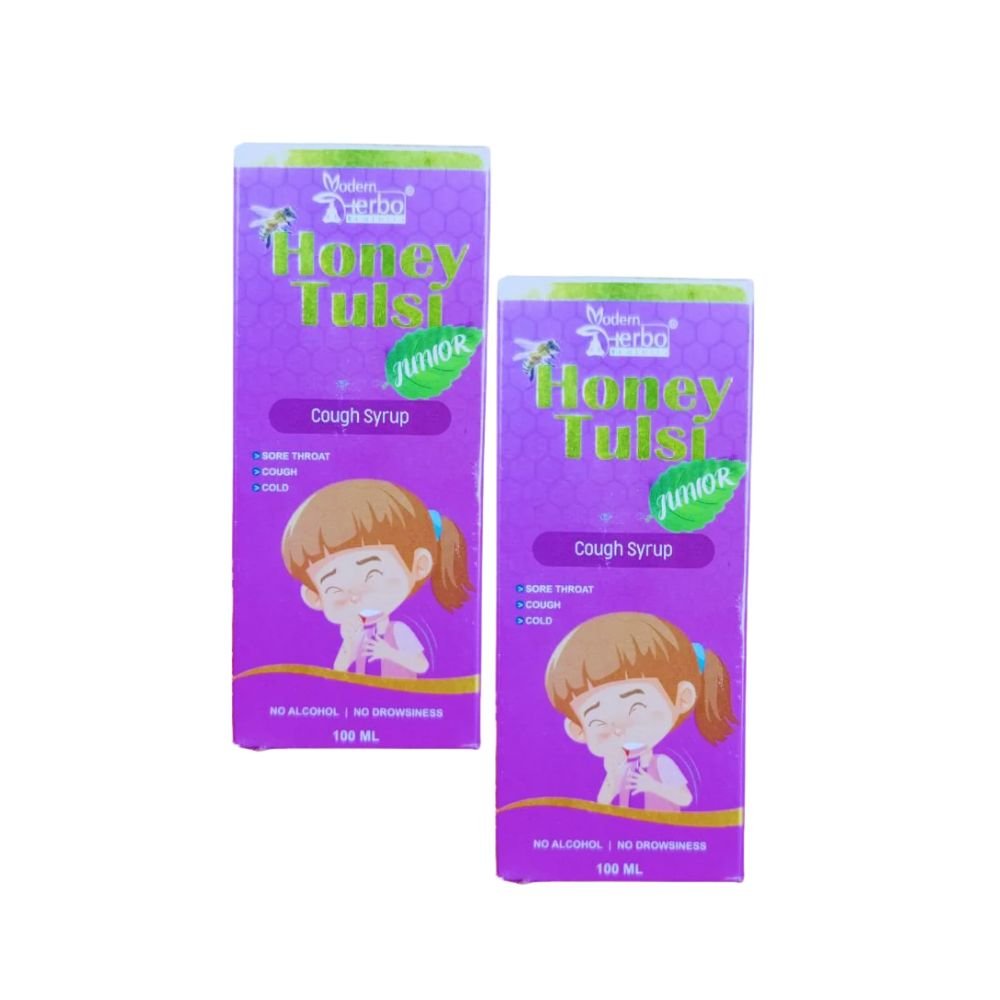 Junior Best Honey Tulsi Cough Syrup 100ML (Pack Of 5)
