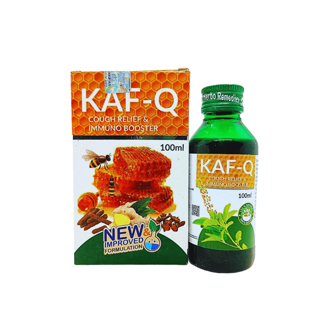 KAF - Q SYRUP for Cold And Cough, Asthamatic Cough (PACK OFF 6)