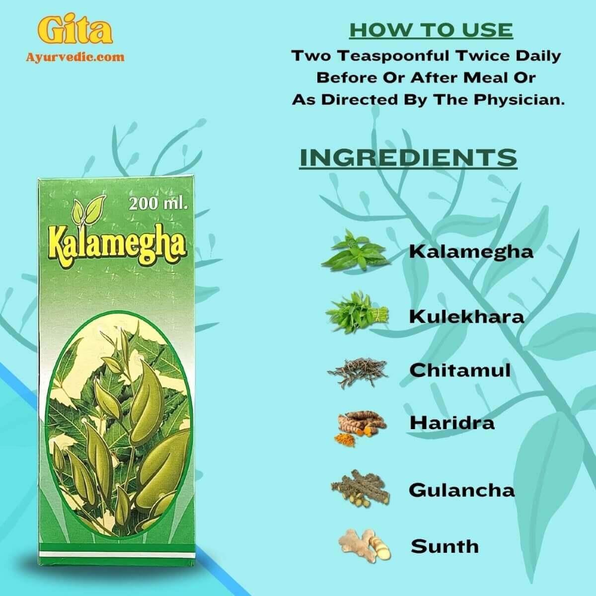 kalamegha syrup 200 ml (pack of 4)