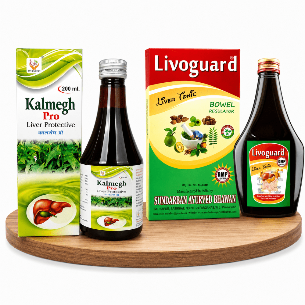 Kalmegh Pro Syrup & Livoguard Syrup Combo – Herbal Wellness