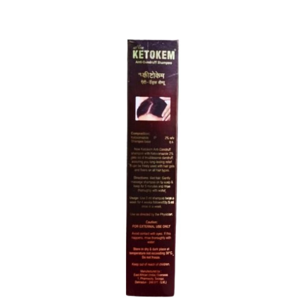 Ketokem Anti - Dandruff Shampoo 110ml. (pack of 2)