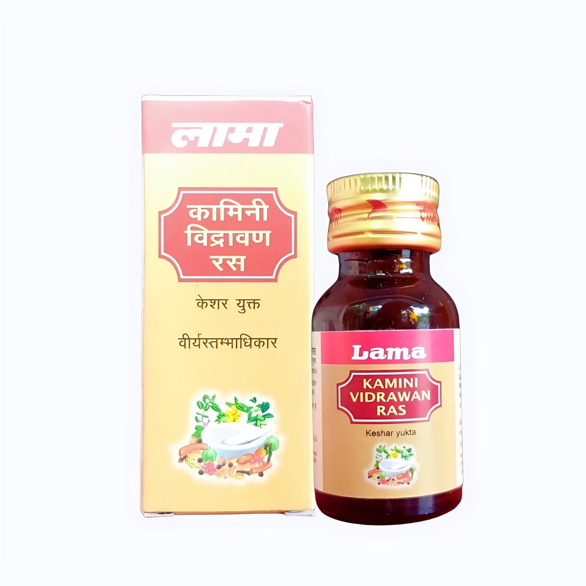 Lama Kamini Vidrawan Ras 10g (Keshar Yukta)