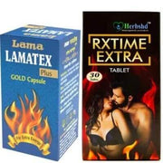 Lama Lamatex plus Gold Capsule & Rxtime Extra Tablet (combo pack)