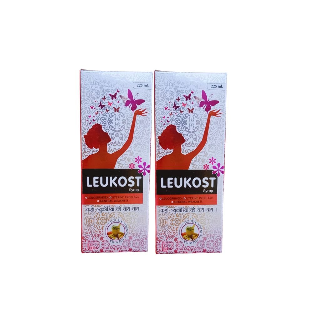 Leukost Syrup Women's Health For General Weakness (pack of 3)