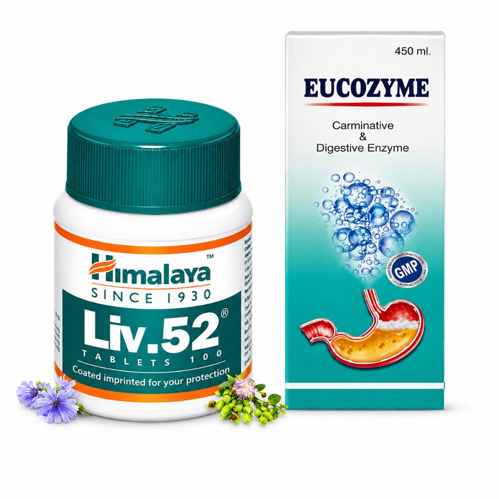 Liv 52 Tab & Eucozyme Syrup | Herbal Wellness Products