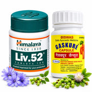 Liv.52 Tablet & Gaskure Capsule – Convenient Herbal Wellness Combo