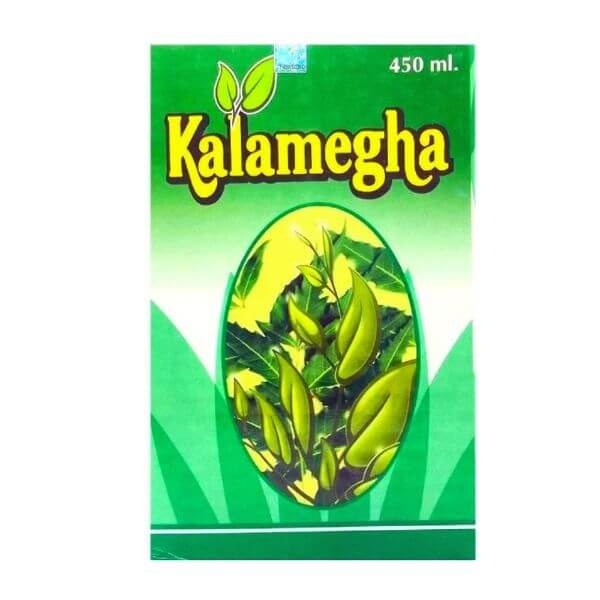 Liver Benefit Ayurvedic Kalamegha Syrup 450ml For Loss Of Appetite (pack of 3)