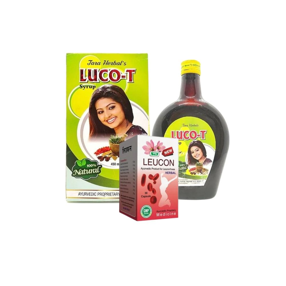 LUCO - T SYRUP 450ML & LEUCON 50 CAPSULE