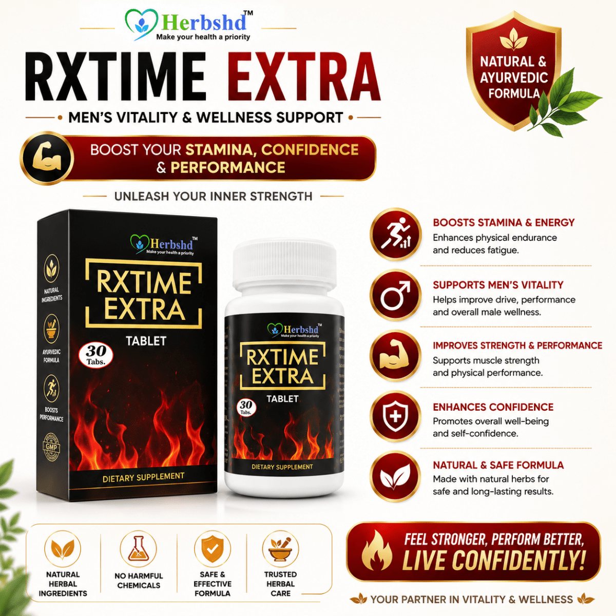 Men's Vitality & Wellness Combo | For Premature Ejaculation & Erectile Dysfunction