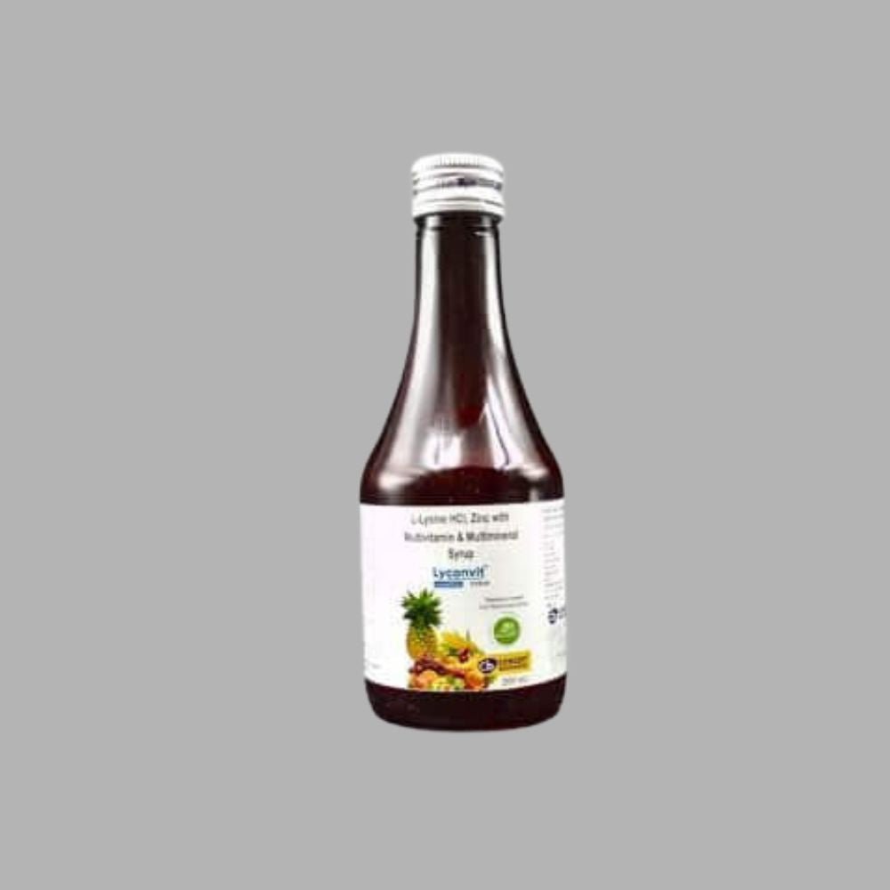 Multivitamin Lyconvit Syrup 200 ml. (pack of 3)