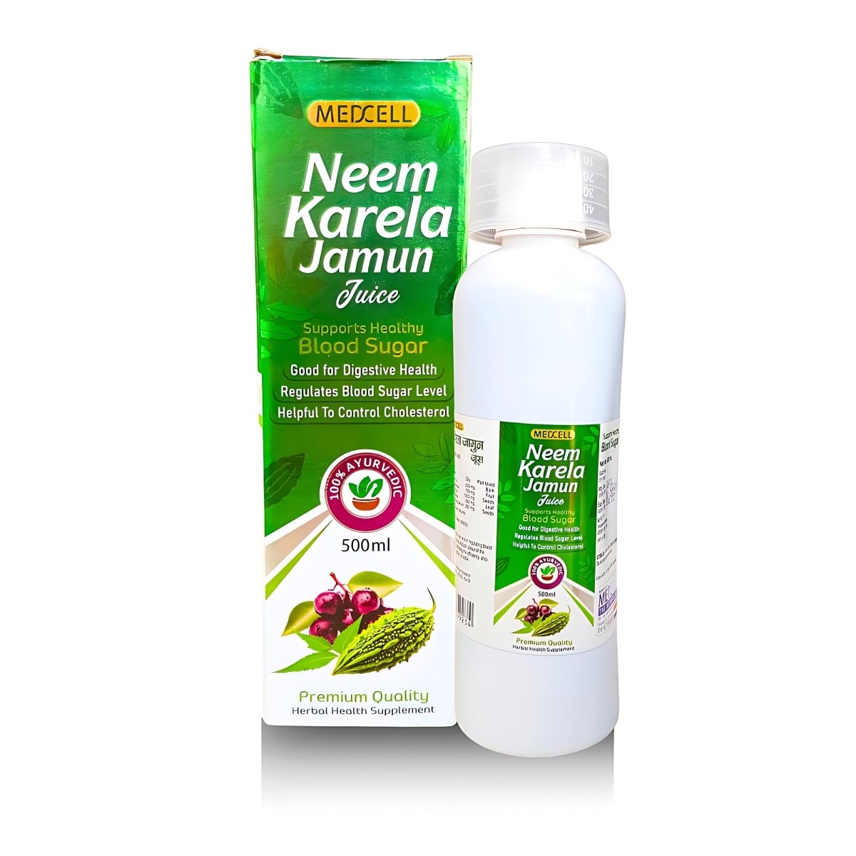 Neem Karela Jamun Juice (pack of 2 )