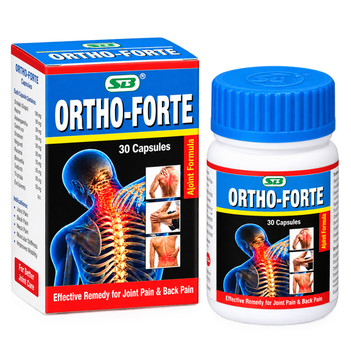 Ortho Forte Capsule & Calcivit Capsule Combo For Gout Pain