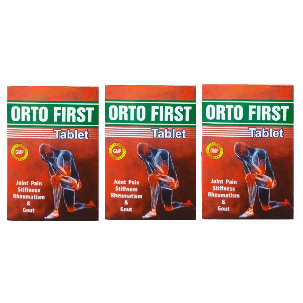 Orto First Tablet For Joint Pain Relief ( Pack Of 3 )