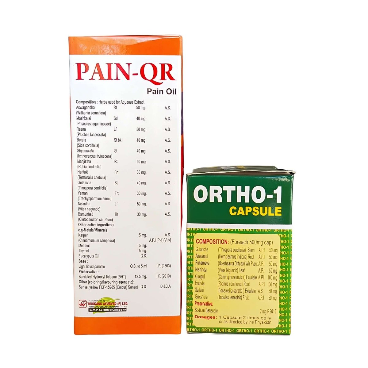 Pain - Qr Oil & Ortho - 1 Capsule Fast Relief Pain By Is Available