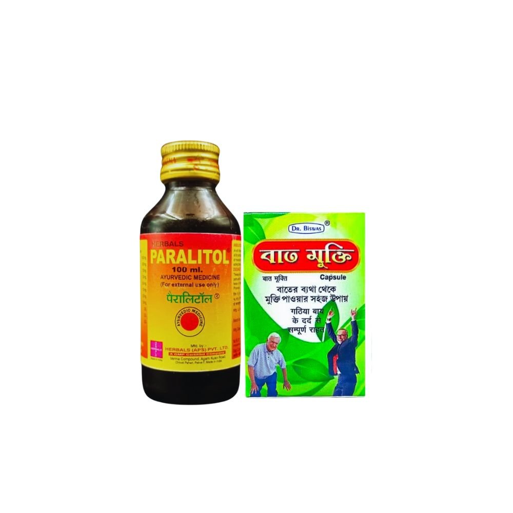 Paralitol Oil 100 ml and bat mukti capsule (pack of 2)