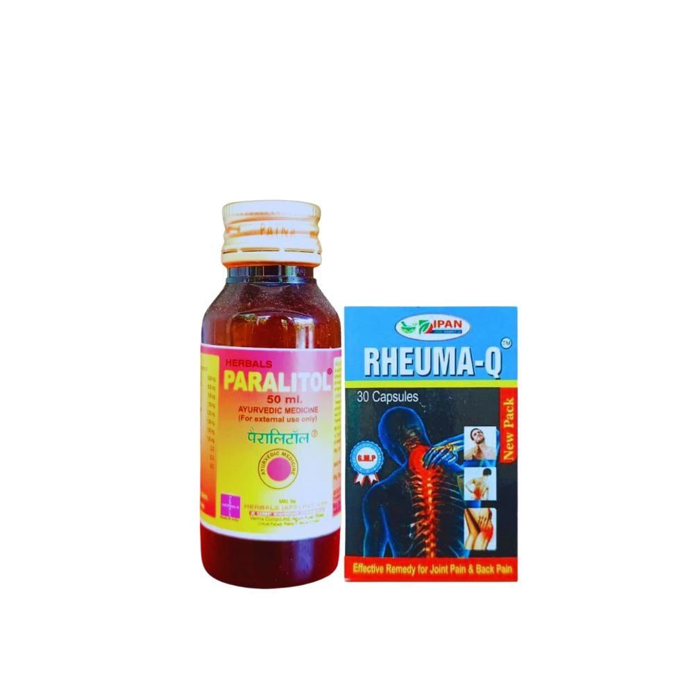 Paralitol Oil 100ml & Rheuma - Q Capsule ( COMBO PACK )