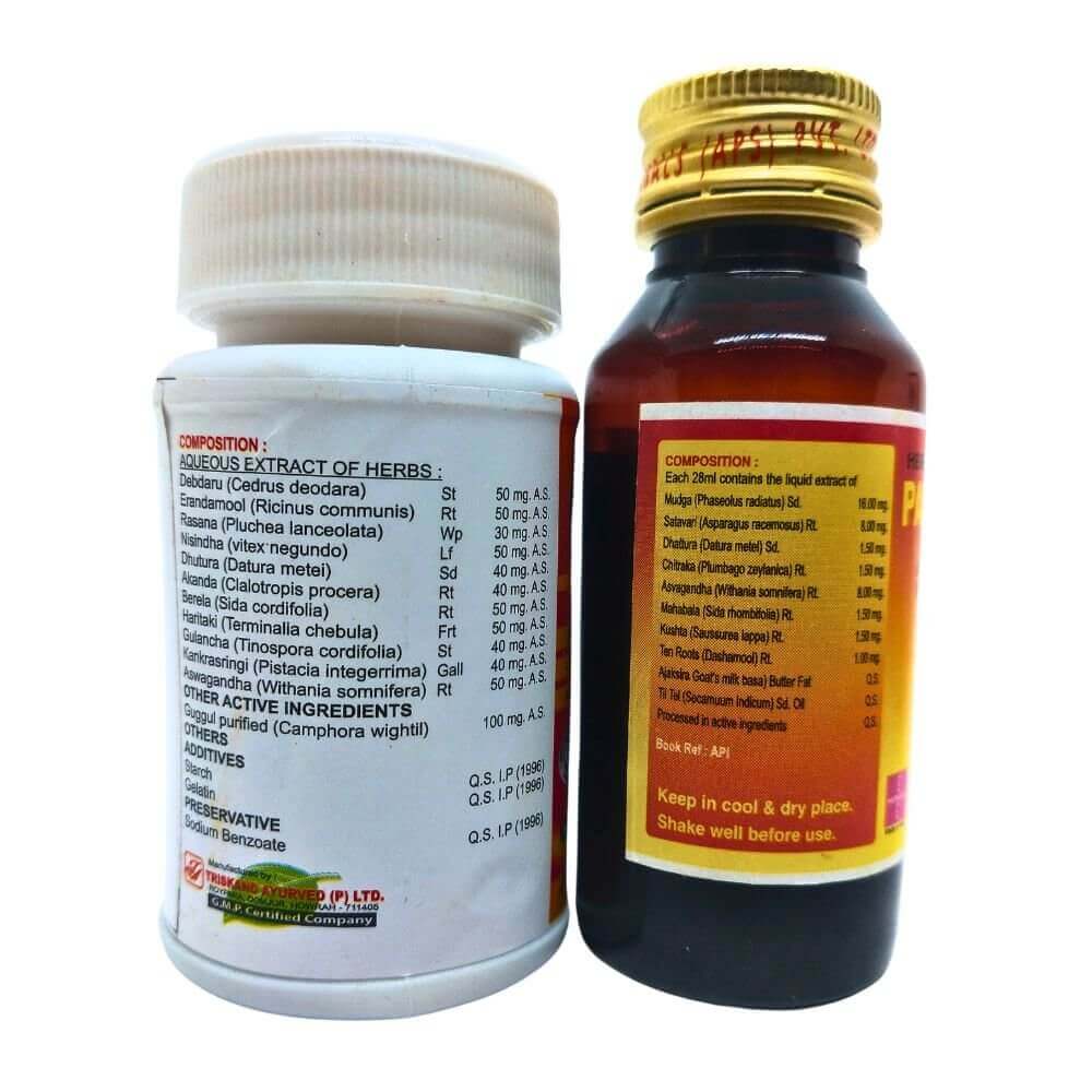 Paralitol oil 50ml & Pain QR tablet (combo pack)