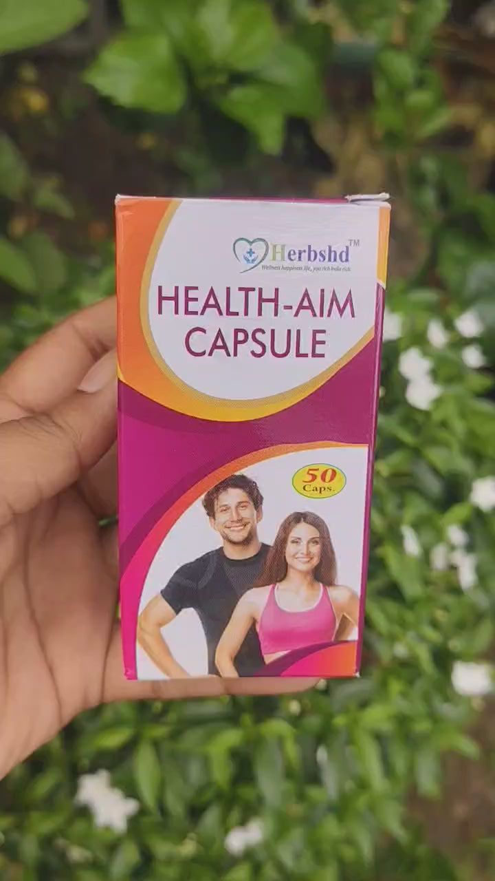 Load video: Ayurvedic Herbshd Health Aim Capsule