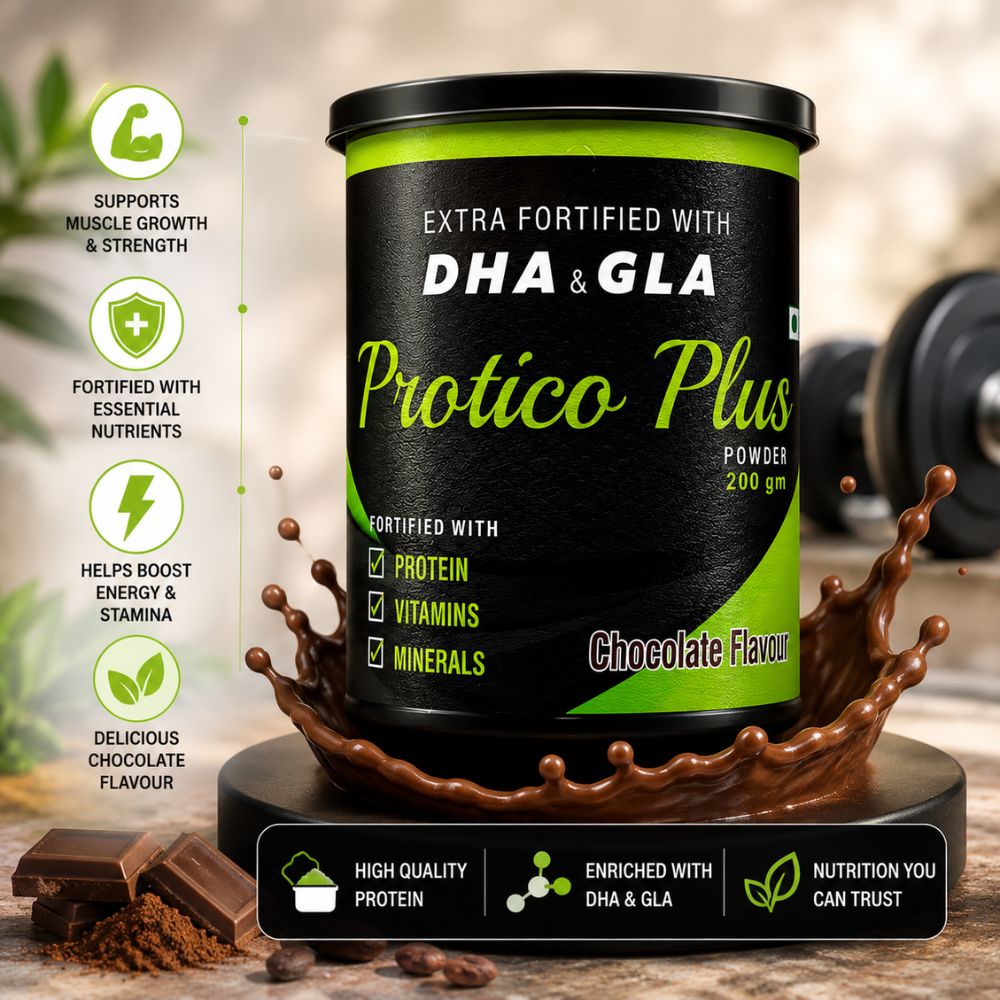 Protein Powder for Muscle Gain | Protico Plus Protein Powder Combo | Health Aim Capsule & Gasaram Capsule | Herbo Chems