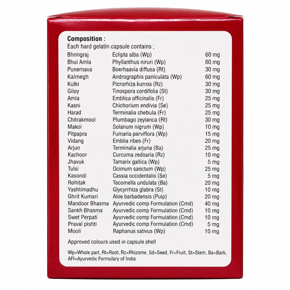 Redliv-DS and Gasaram Capsule Combo – Ayurvedic Herbal Wellness Support