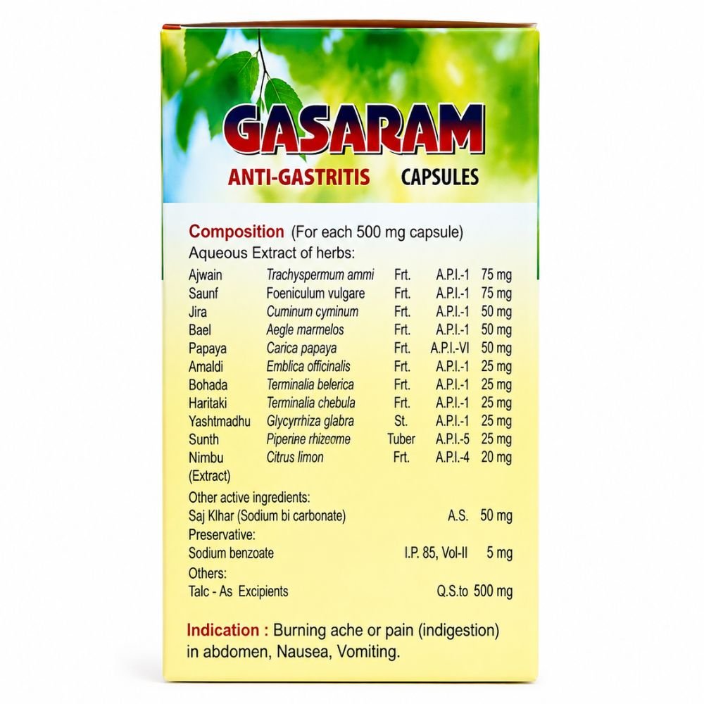 Redliv-DS and Gasaram Capsule Combo – Ayurvedic Herbal Wellness Support