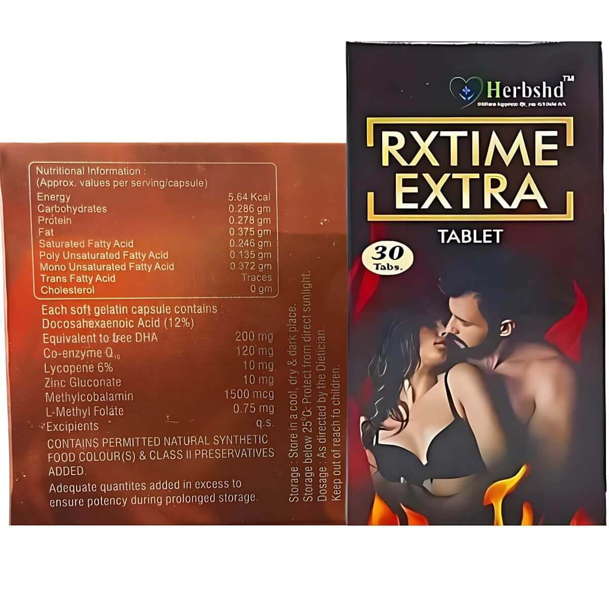 Rxtime extra tablet & Coq - 10 capsule (Combo Pack) For quick ejaculation