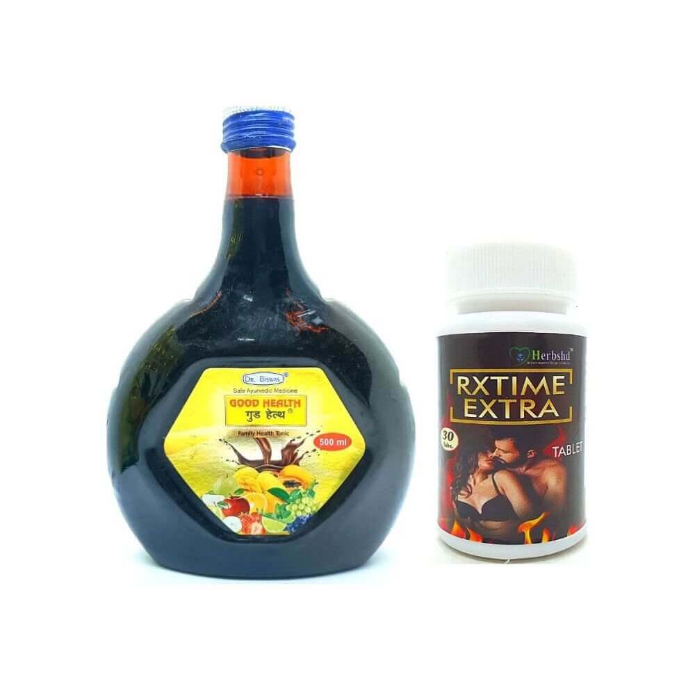 Rxtime Extra Tablet & Good Health Tonic(combo pack)