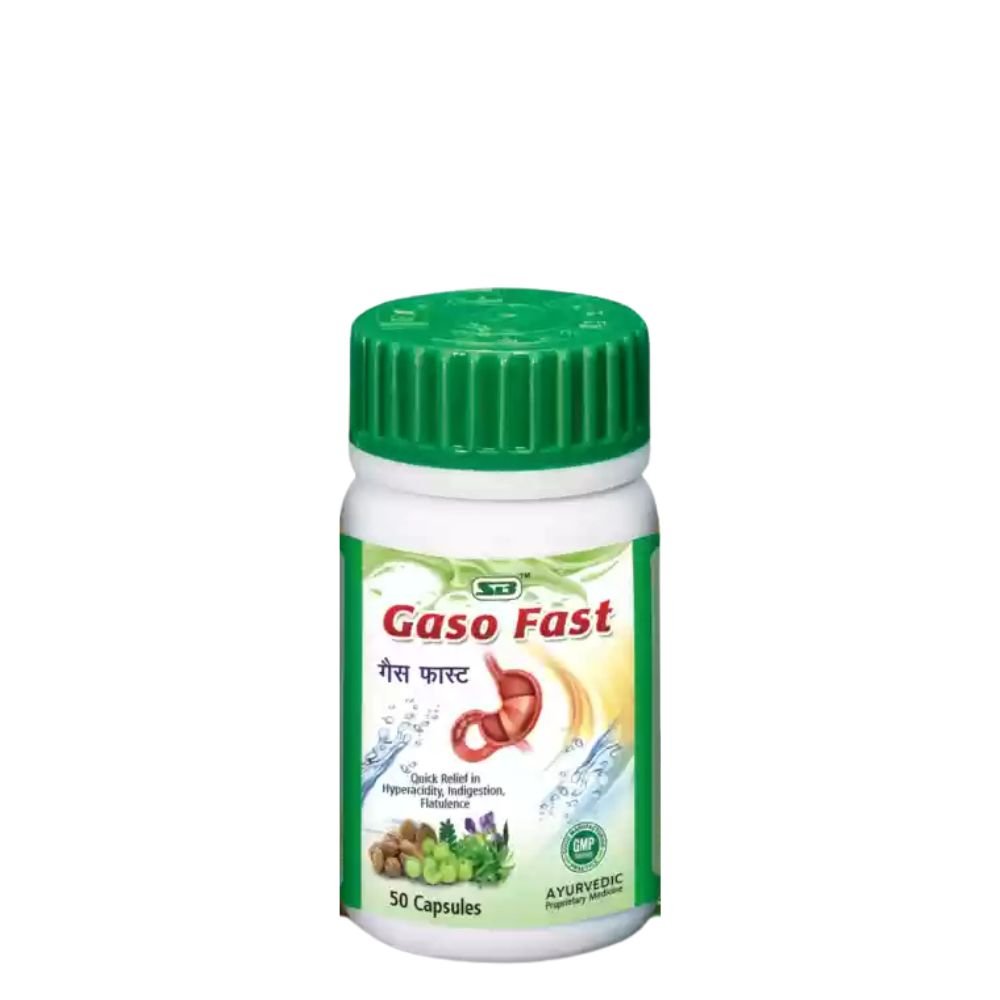 S B Herbo Pharmaceutical Gaso Fast 50 Capsules(pack of 2)