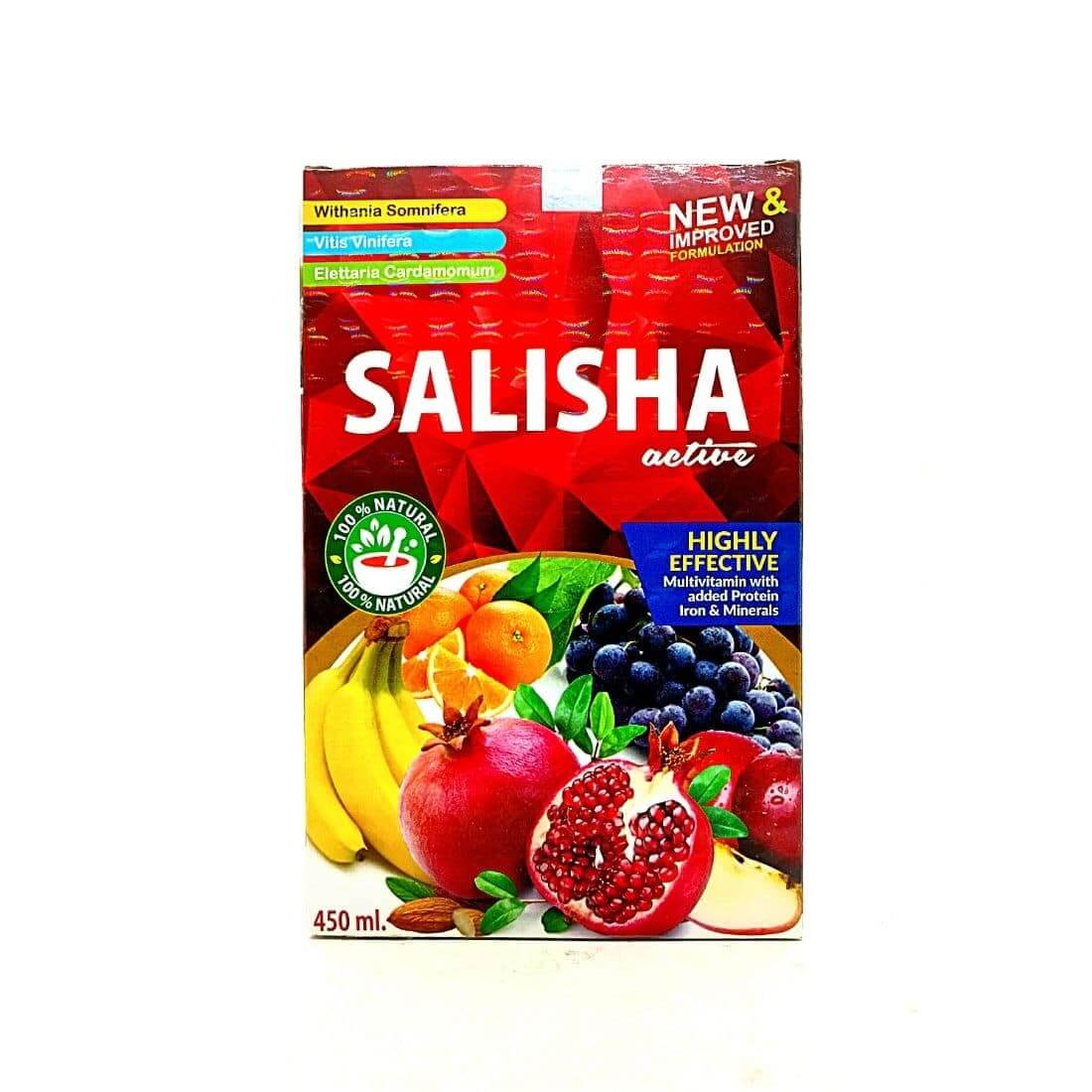 Salisha Active Syrup 450ml(Pack of 2)