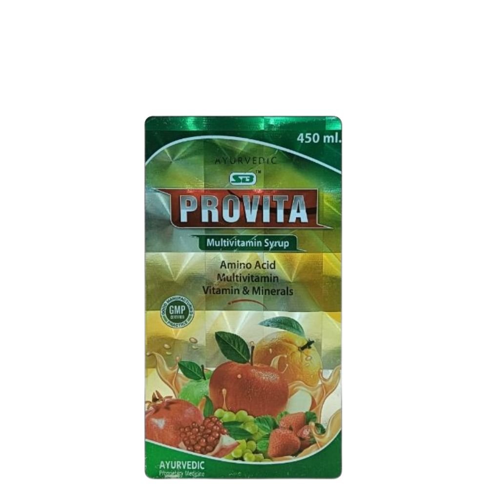 SB Provita Multivitamin syrup 450ml.(pack of 2)