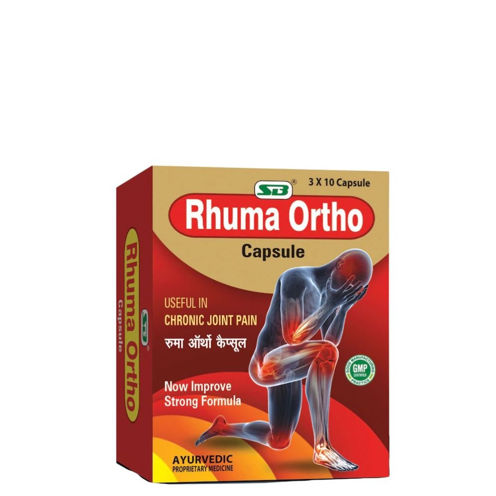 SB Rhuma Ortho 30 Capsule For Joint Pain(pack of 2)