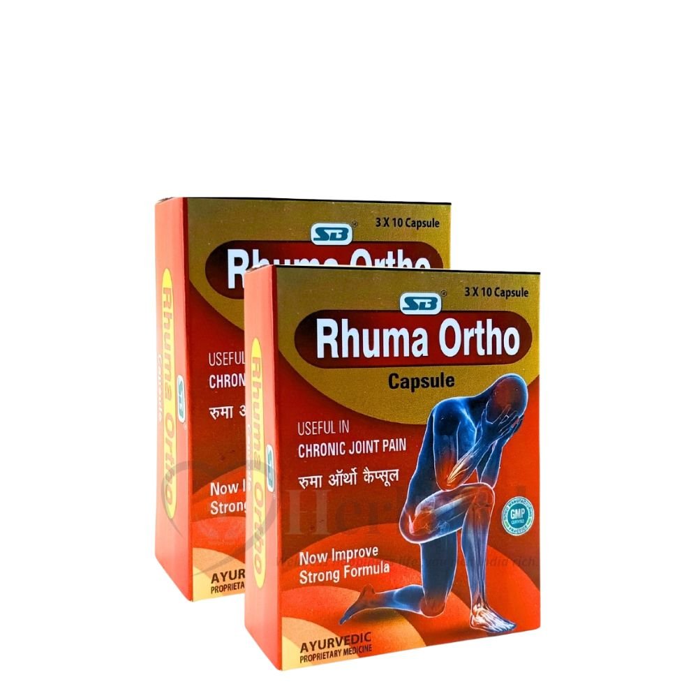 SB Rhuma Ortho 30 Capsule For Joint Pain(pack of 2)