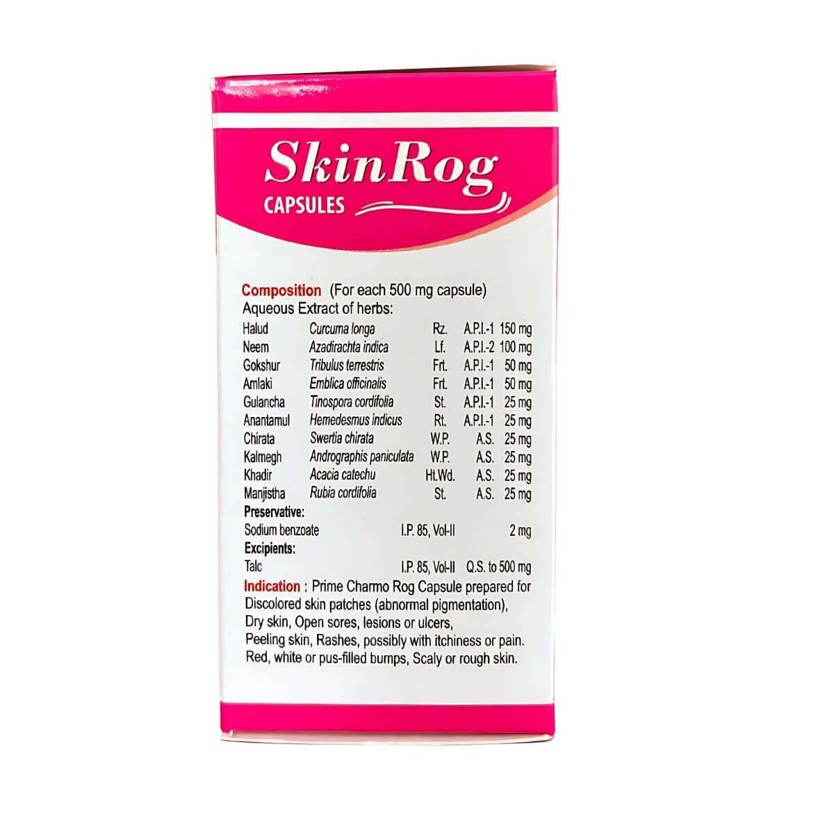 Skin Rog Capsule Helps To Remove Dark Spots On The Face (Pack off 2)